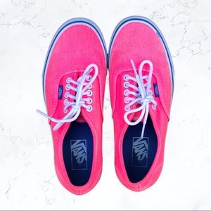 🌸VANS AUTHENTIC PINK 🌸 Women’s 9 Men’s 7.5